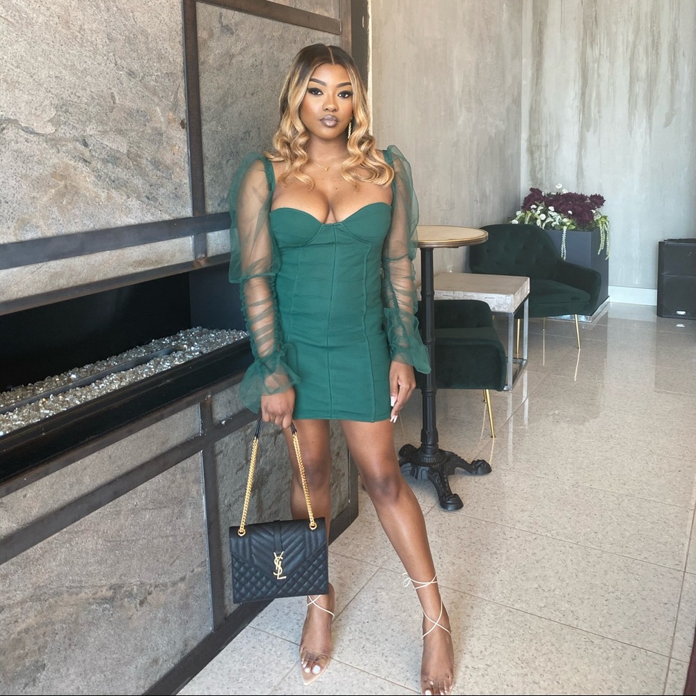 Green dress